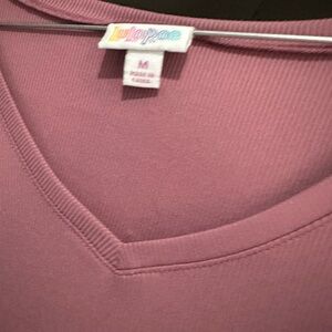 LuLaRoe Mauve V-Neck Blouse